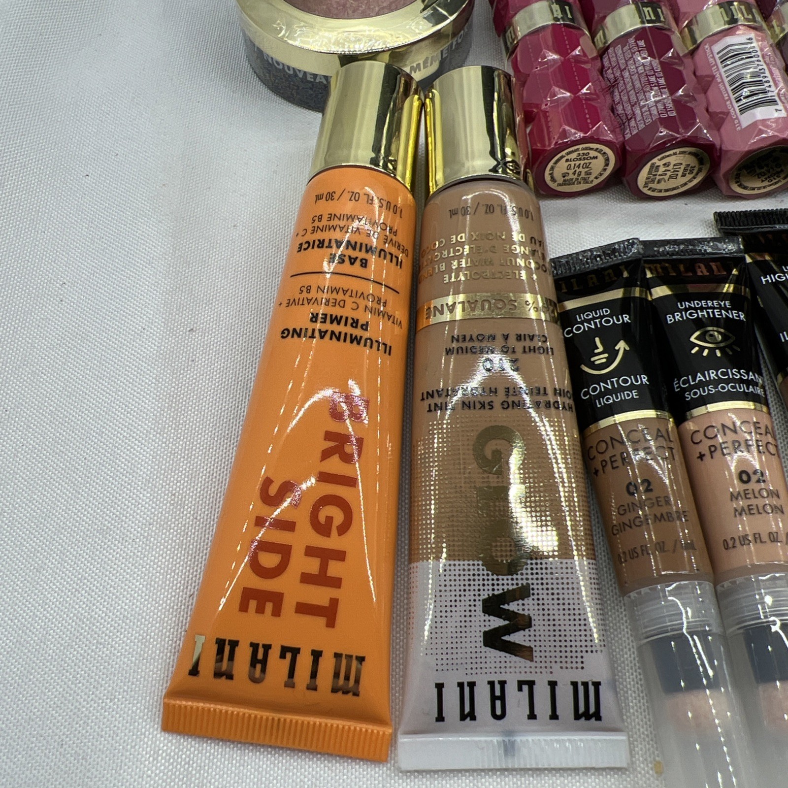 Huge Lot of Milani Cosmetics – 42 Total Pieces Plus Cosmetics Travel Bag $400+