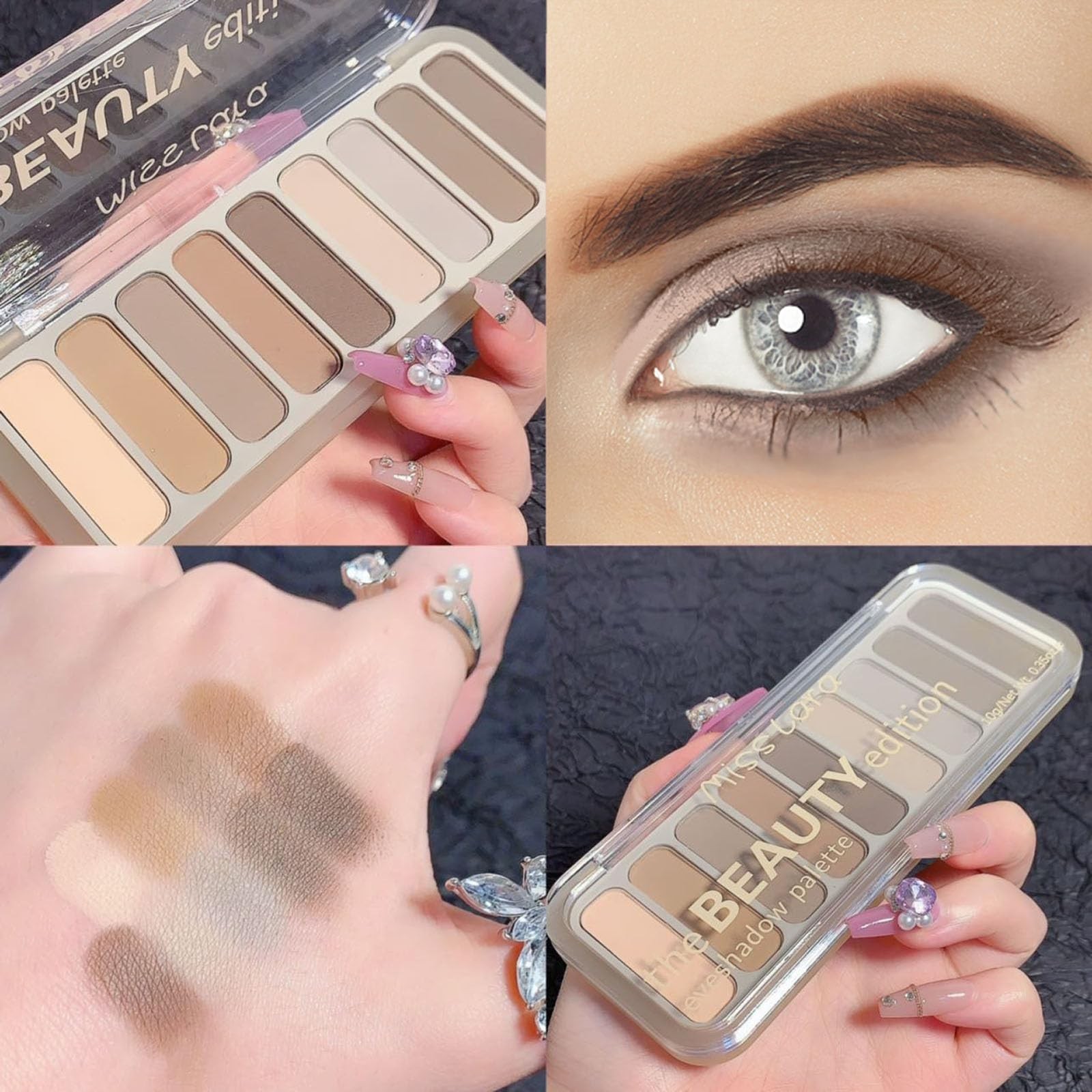 SUMEITANG 9 Colors Matte Naked 2.6 Ounce (Pack of 1), #3 Cement color