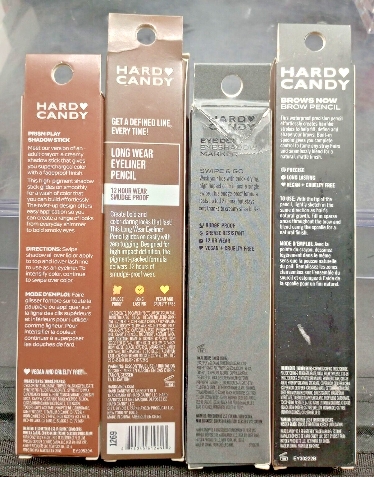 (LOT OF 4) Hard Candy #Assorted – Eye & Brow – #H&B 303