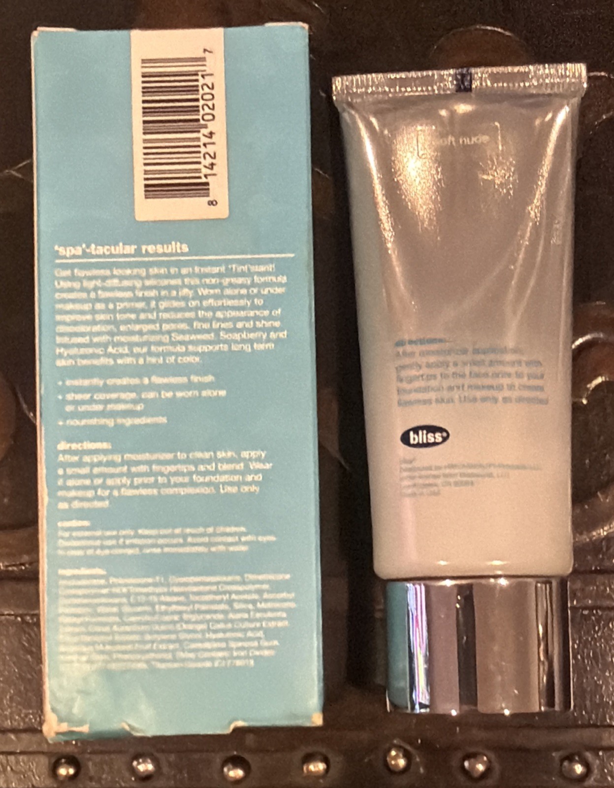 bliss Instant Tintstant Tinted Skin Perfector, Soft Nude, 1.0 Fl. Oz. NEW SEALED