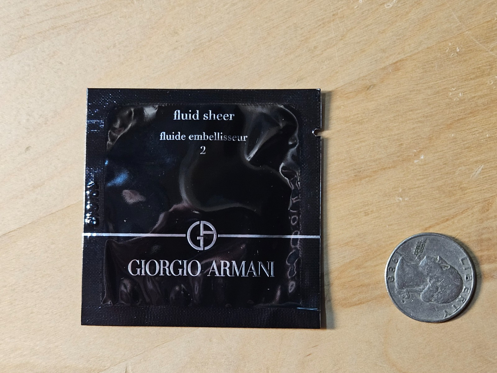 7x Giorgio Armani 2 fluid sheer fluide embellisseur sampler 1ml/0.03 fl oz#RA-27