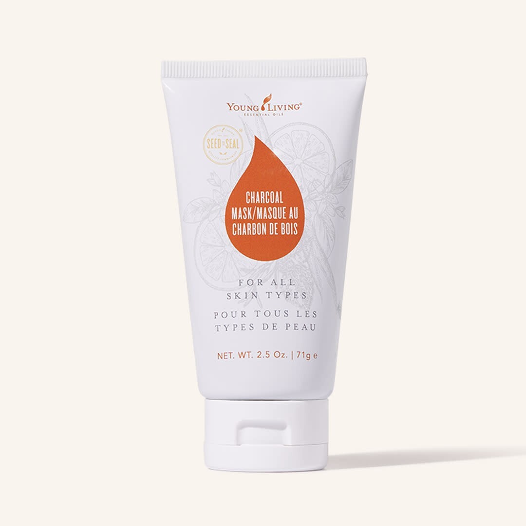 New Young Living Essential Oil Charcoal Face Mask Sealed 2.5oz All Skin Types
