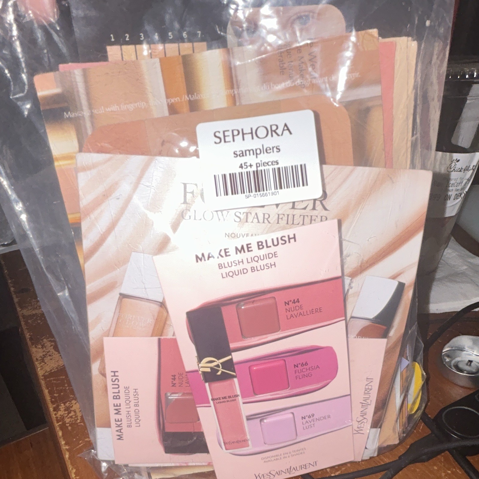 Sephora 45+ Piece Makeup & Skincare Sample Size Lot Forever Glow Star Filter
