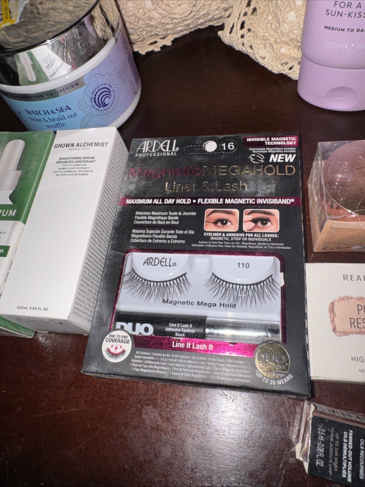 New Makeup, Skincare + Hair Lot Everything Pictured Full + Minis(15 Pcs)