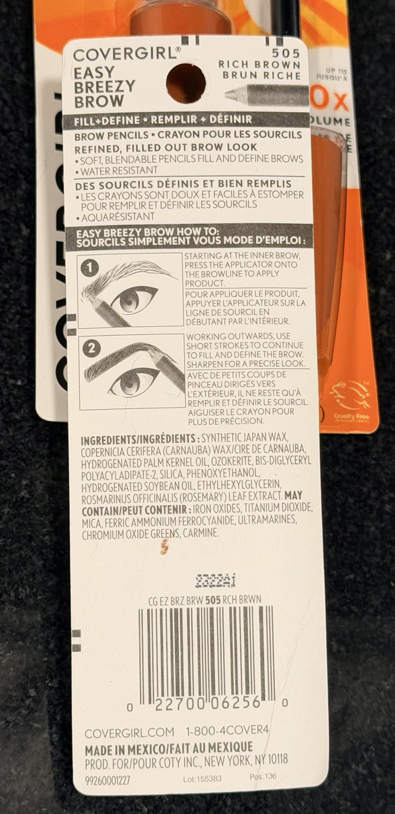 Y2K CoverGirl Makeup Lot 5 Sealed Discontinued Mascara Blue Shadow Blush Eyebrow