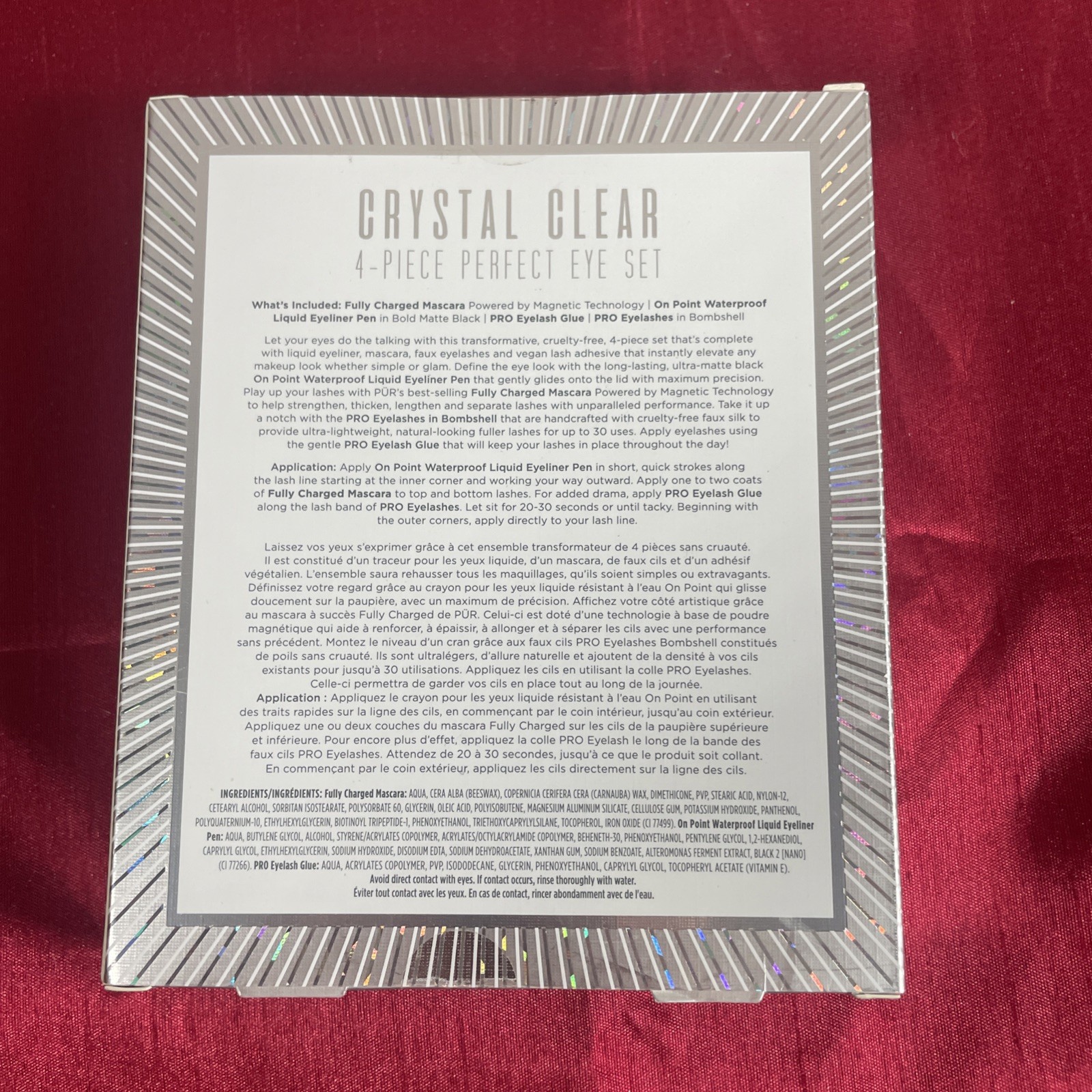 PUR CRYSTAL CLEAR 4- PIECE PERFECT EYE SET B0944