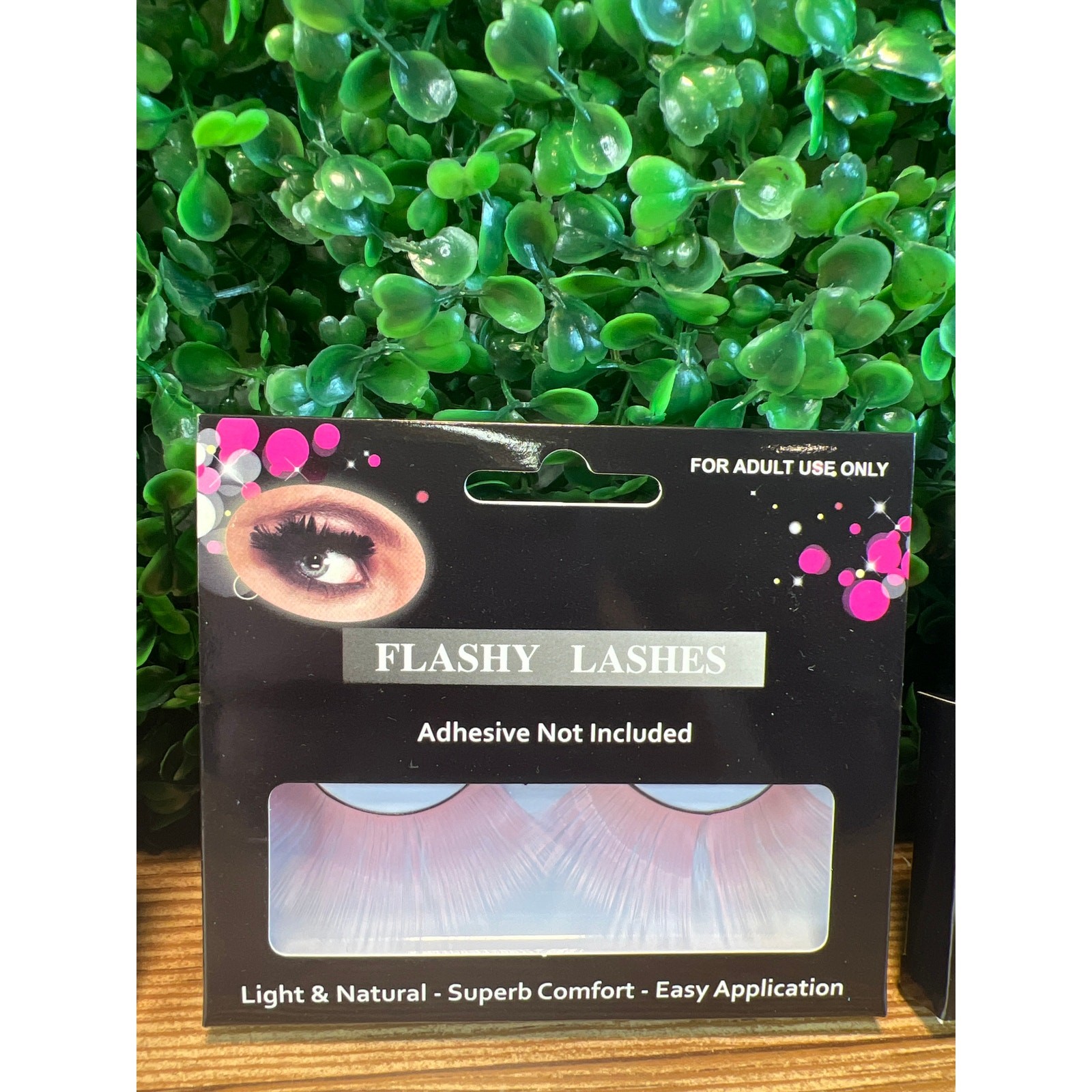 NEW 3 Boxes Of Flashy Lashes False Eyelashes Pink Yellow & Purple Cosplay Dress
