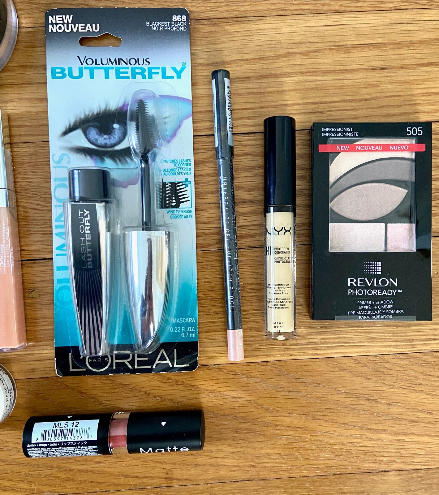 Lot 12 Cosmetics Assorted Name Brands- Hard Candy Maybelline Revlon Milani NYX