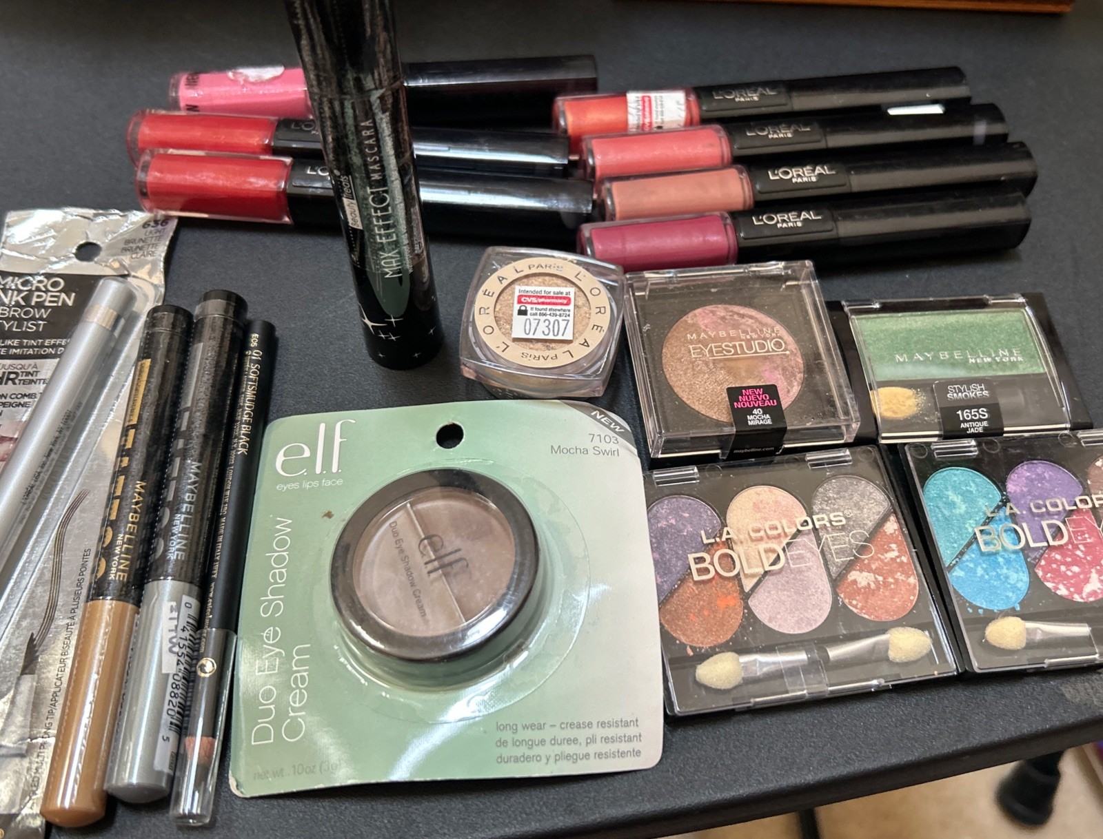 (18pcs) Makeup Bundle Lot (L’Oreal, Elf, L.A. Colors, Estee Lauder, Maybelline.)