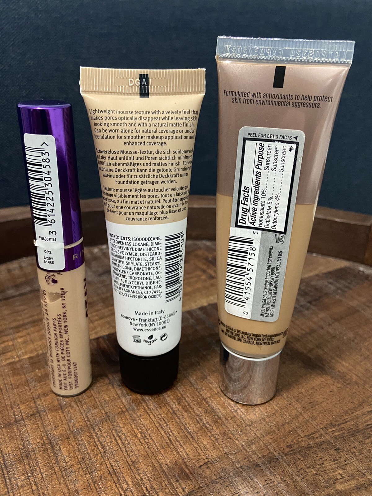 LOT 3 Piece Of Makeup. Rimmel, Essence & Maybelline. New