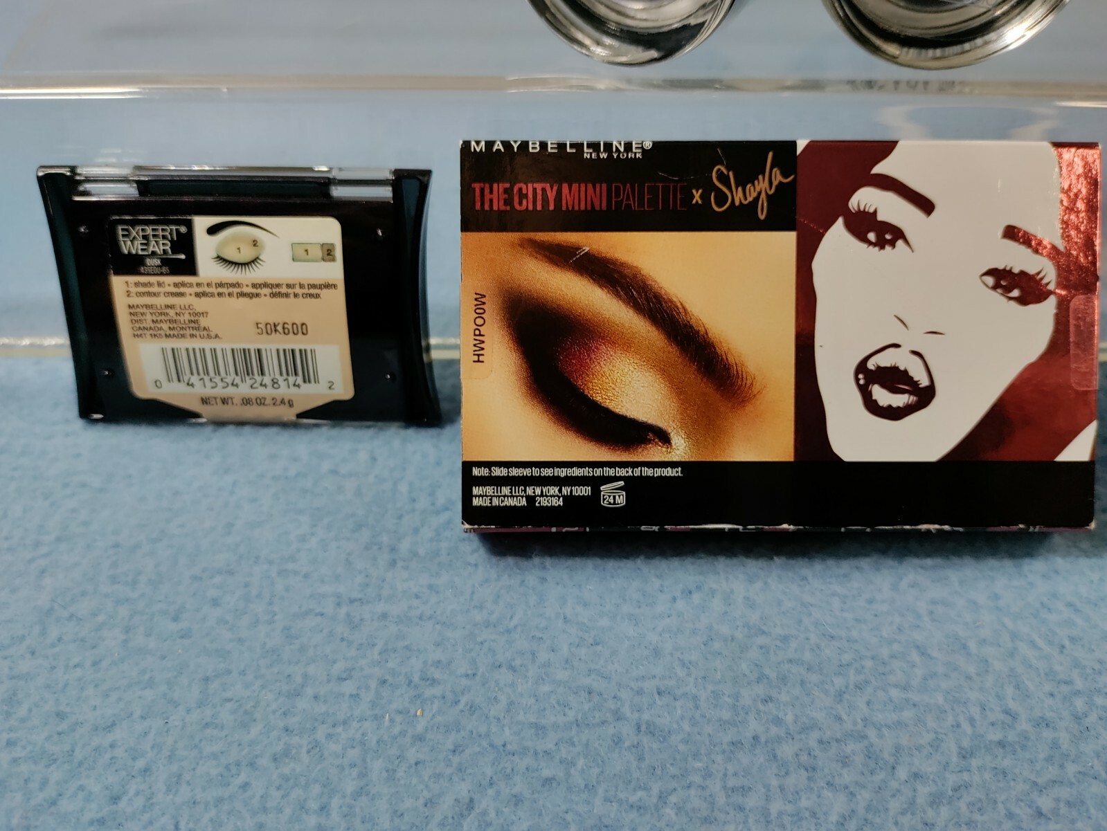 NEW LOT OF 5 MAYBELLINE MAKEUP EYE SHADOW & FACE BRUSH