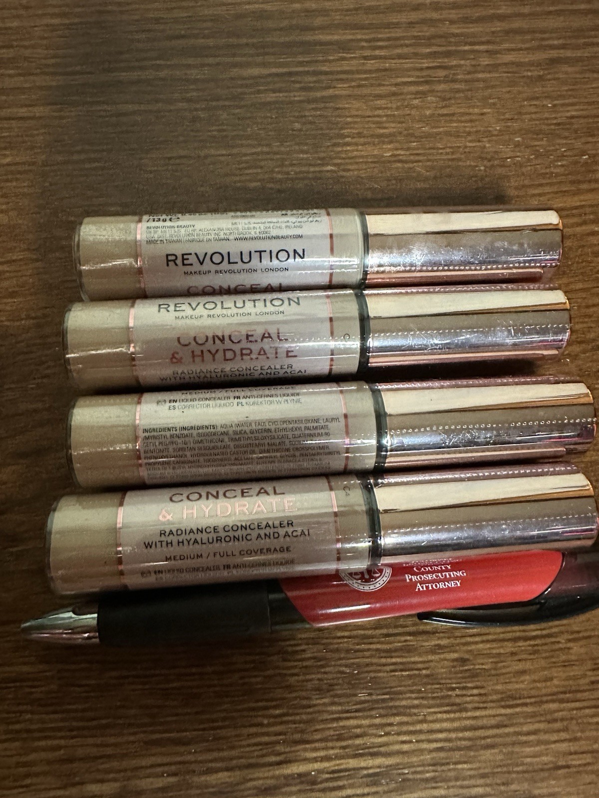 (Lot Of 4) Revolution Makeup London (Med)