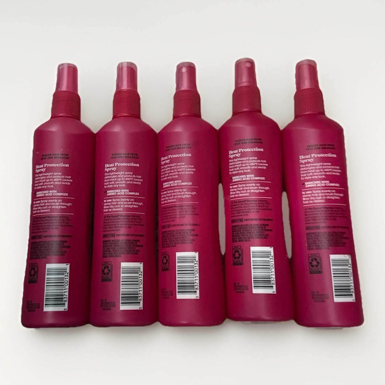 RESELLER LOT 5 Pack Suave Heat Protector Spray New 11oz Each