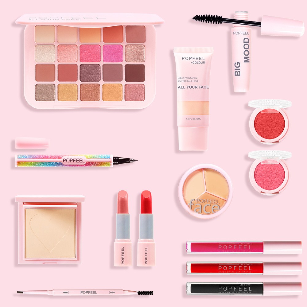 Long Lasting Waterproof Sweat Proof 1 Box Of Cosmetic Set 3 Years Shelf Life