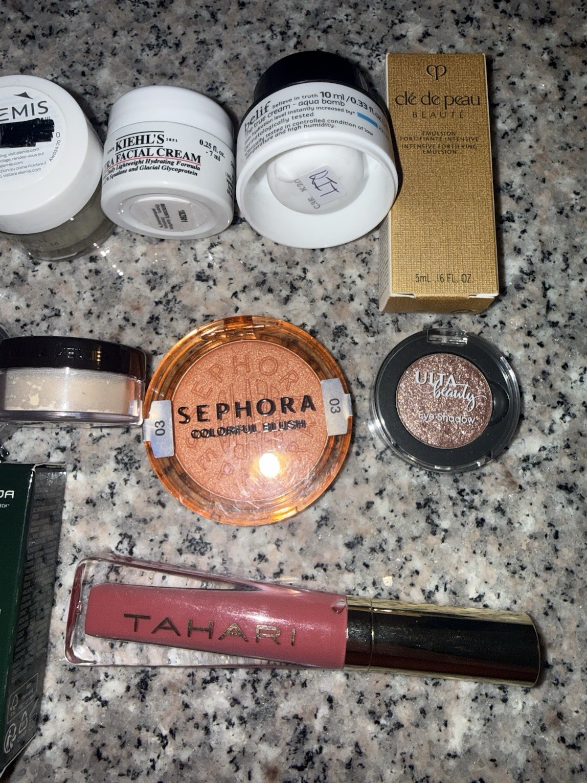 MAKEUP BUNDLE (14) PIECES Ulta, Sephora, Kiehls, Cle de peau, Belif, Elemis etc