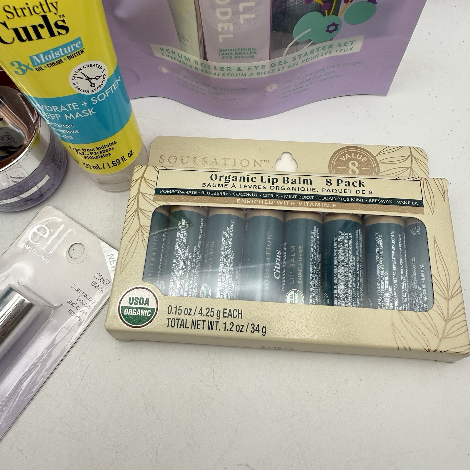 Mixed Beauty Product Lot/Bundle: Skincare-Makeup-haircare Lot Of 9 Pcs