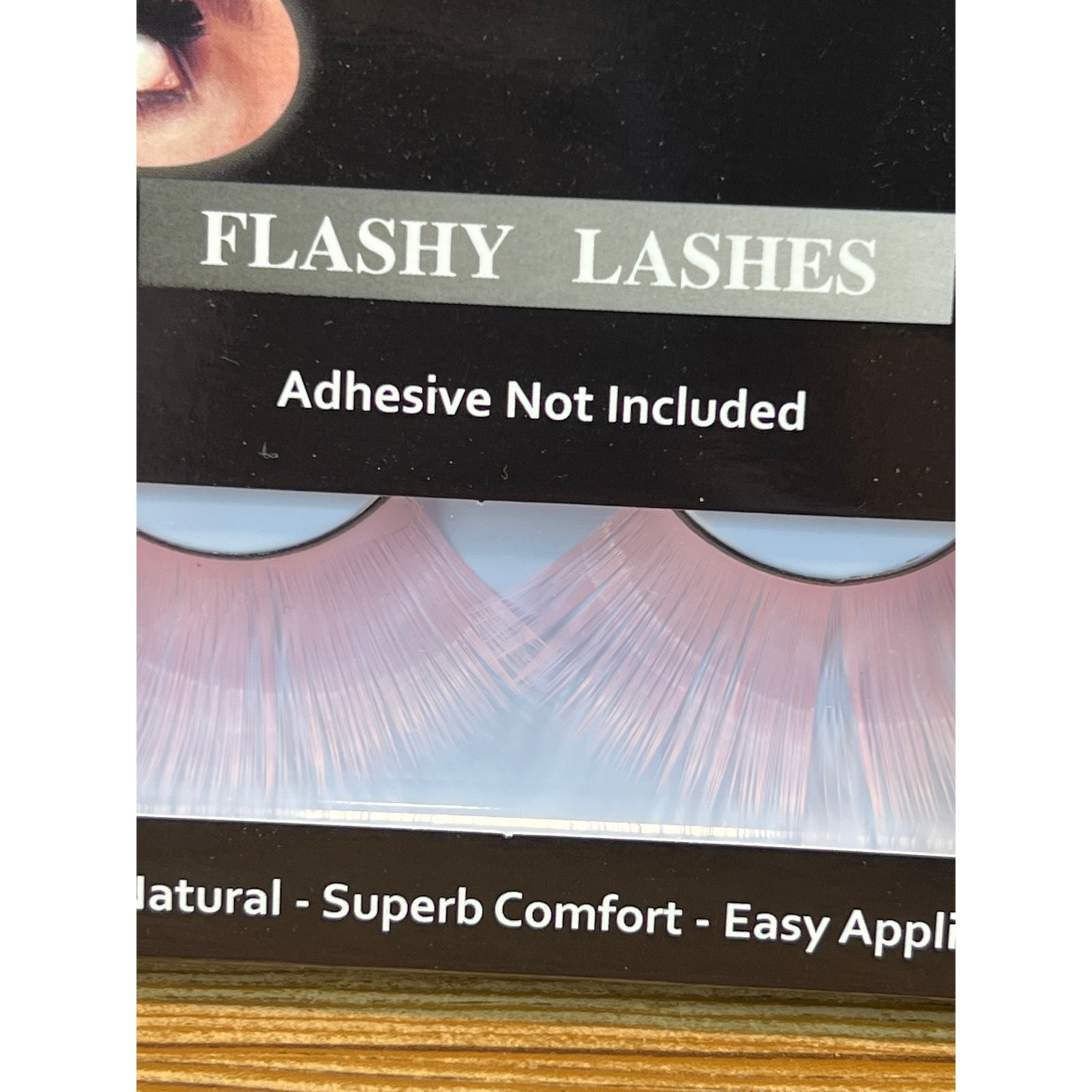 NEW 3 Boxes Of Flashy Lashes False Eyelashes Pink Yellow & Purple Cosplay Dress