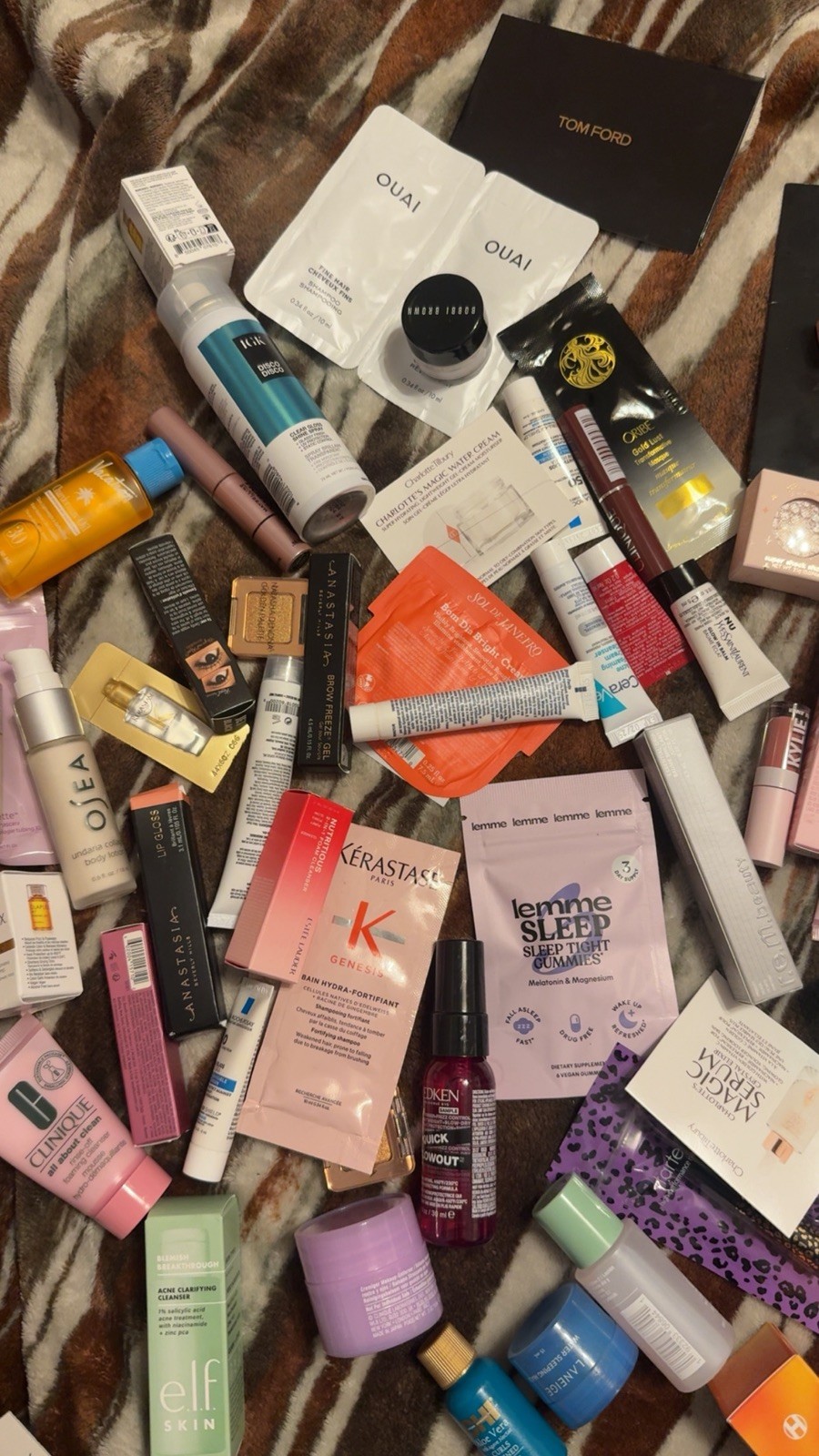 10 Piece Mystery Beauty Box, High-End Makeup Skincare Haircare SAMPLES