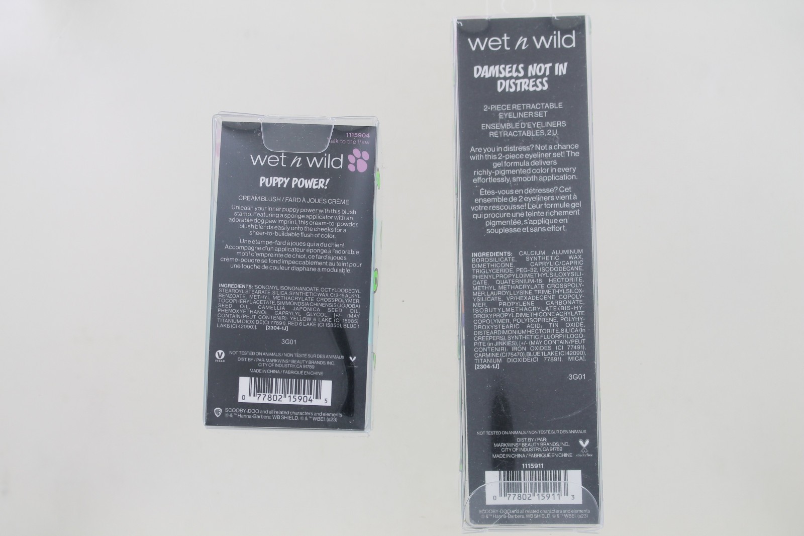 New Wet N Wild Scooby Doo! Damsels Not In * Eyeliner Set & Puppy Power! Blush