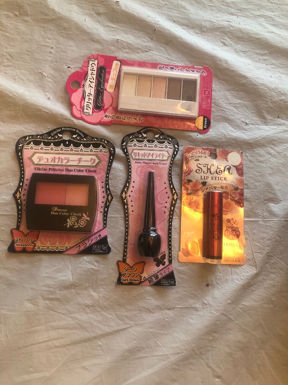 Lot Of Brand New Makeup Lip Stick Eye Shadow Cheek & Eyeliner