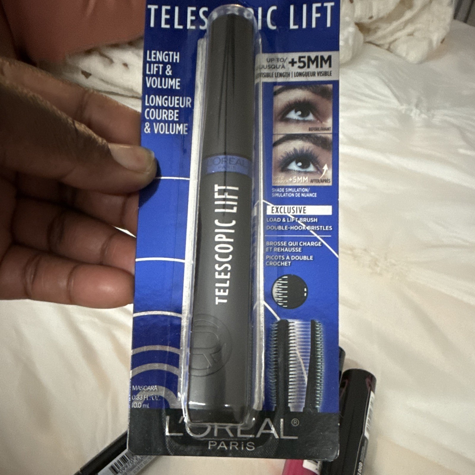 Revlon ColorStay Concealer, L’Oréal Telescopic Lift, NYX Smooth Whip, Full/Trav