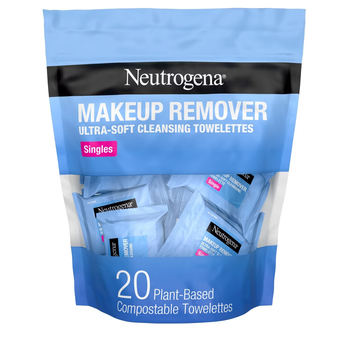 Neutrogena Makeup Remover Wipes Singles Individually Wrapped Face Wipes Daily Fa