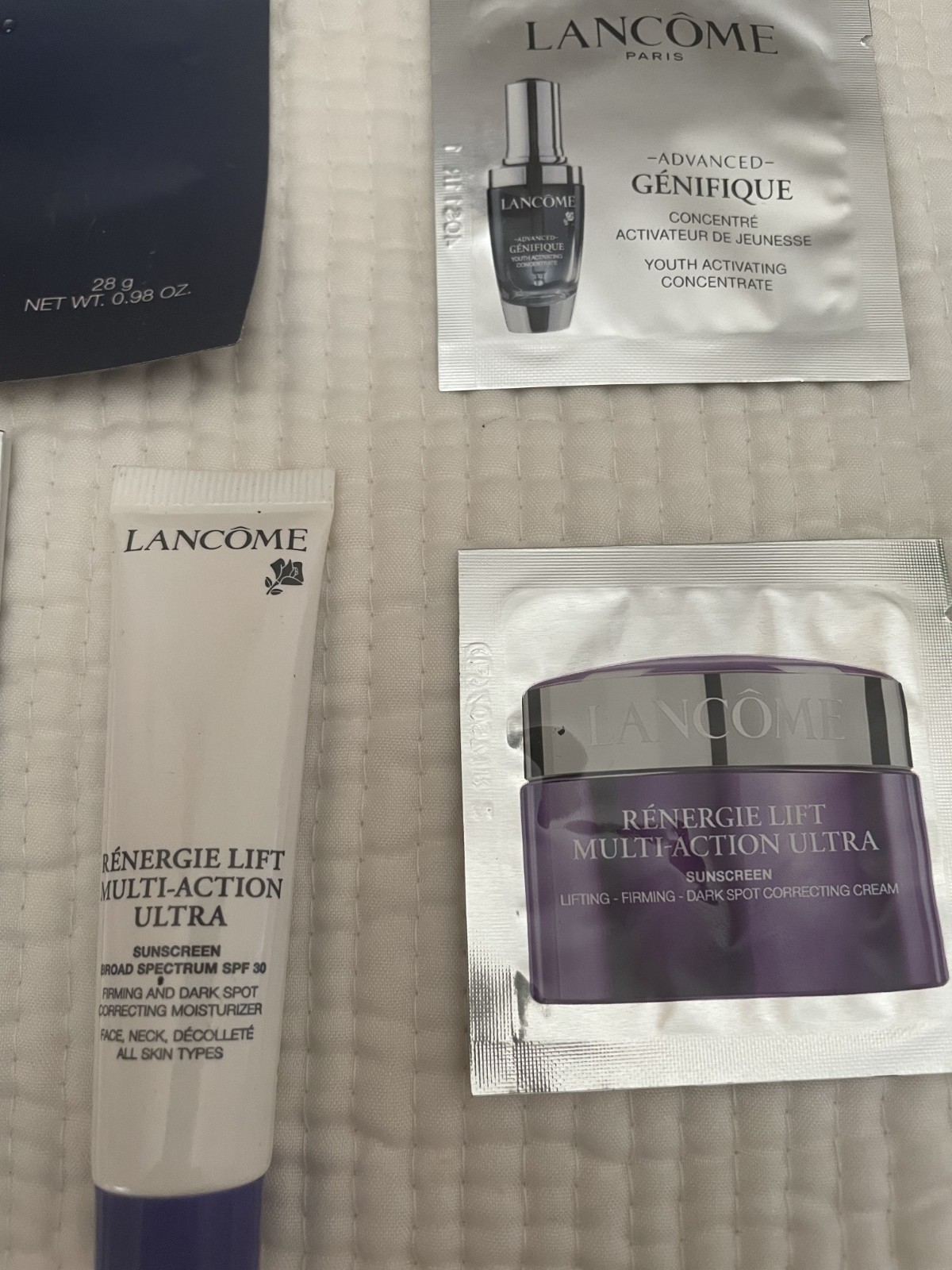 New Lancome Beauty Sample Travel Lot of 12