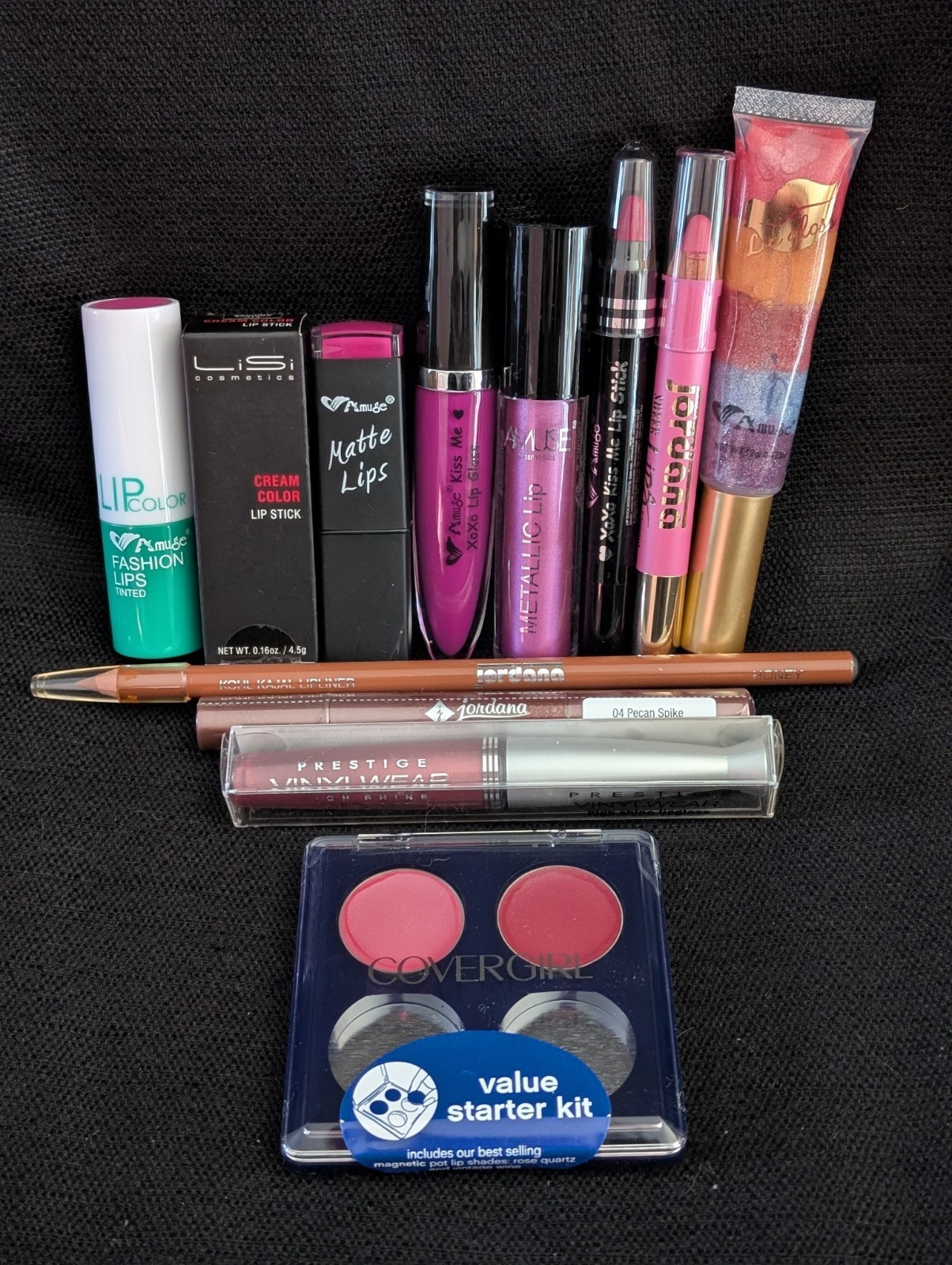 Assorted LIP MAKEUP BEAUTY Bundle Lot-12 PCS-New/Discontinued-Lot6