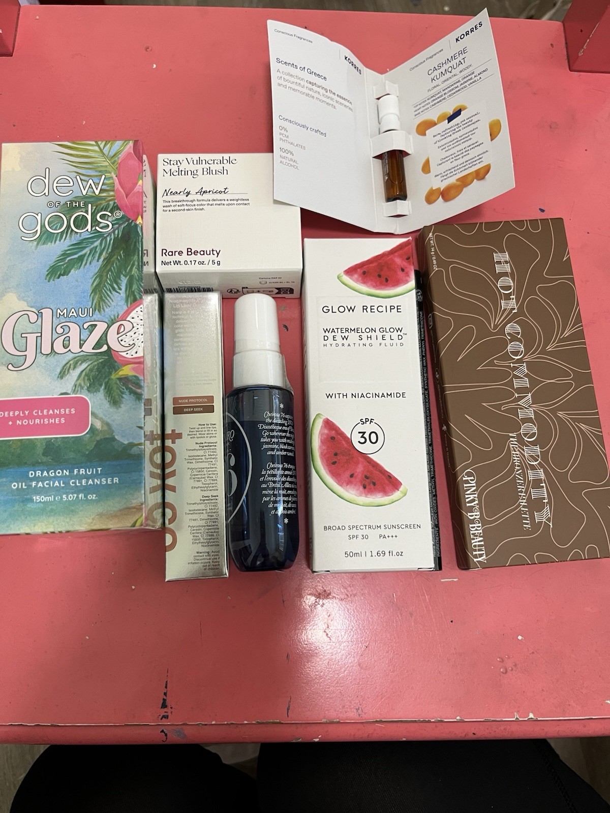 New Beauty Bundle: Rare Beauty, Glow Recipe, Dew of the Gods & More