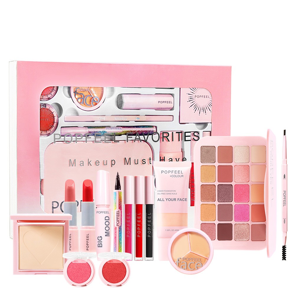 Long Lasting Waterproof Sweat Proof 1 Box Of Cosmetic Set 3 Years Shelf Life