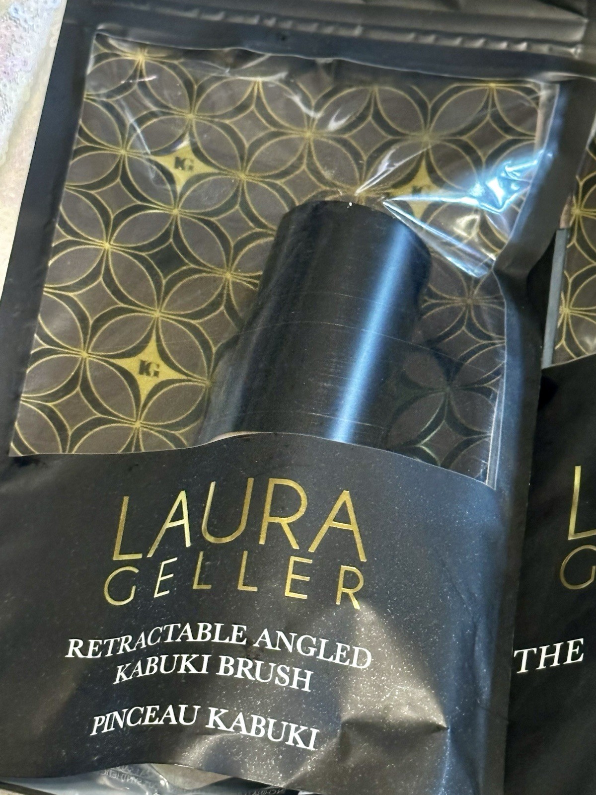 Laura Geller Beauty Bundle SPACKLE Blush FOUNDATION (light) & Brushes