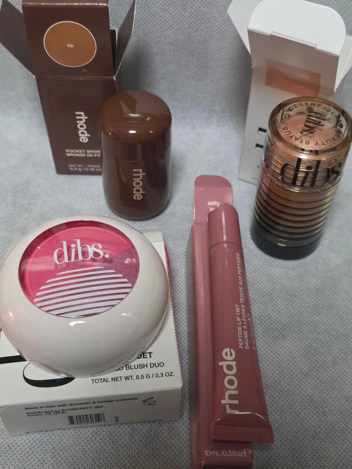 Dibs Beauty and Rhode Skin Makeup Bundle 4 pieces total