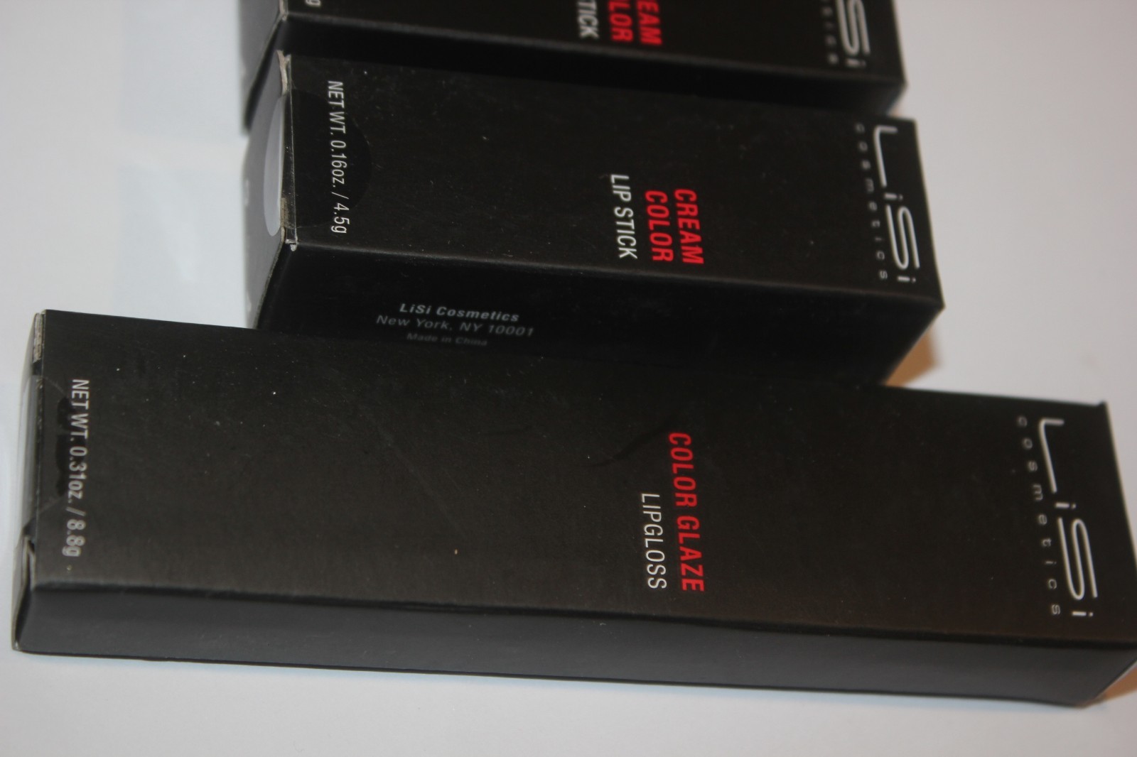 Lot Of 5 Lisi Cosmetics Makeup Lip Stick, Lip Liner, Lip Gloss NEW SEALED