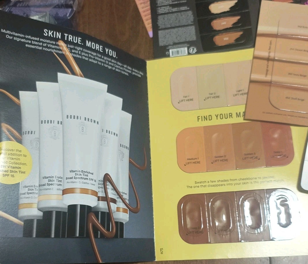 Lot of 17 Random Mix Brands Foundation/Concealer Samples