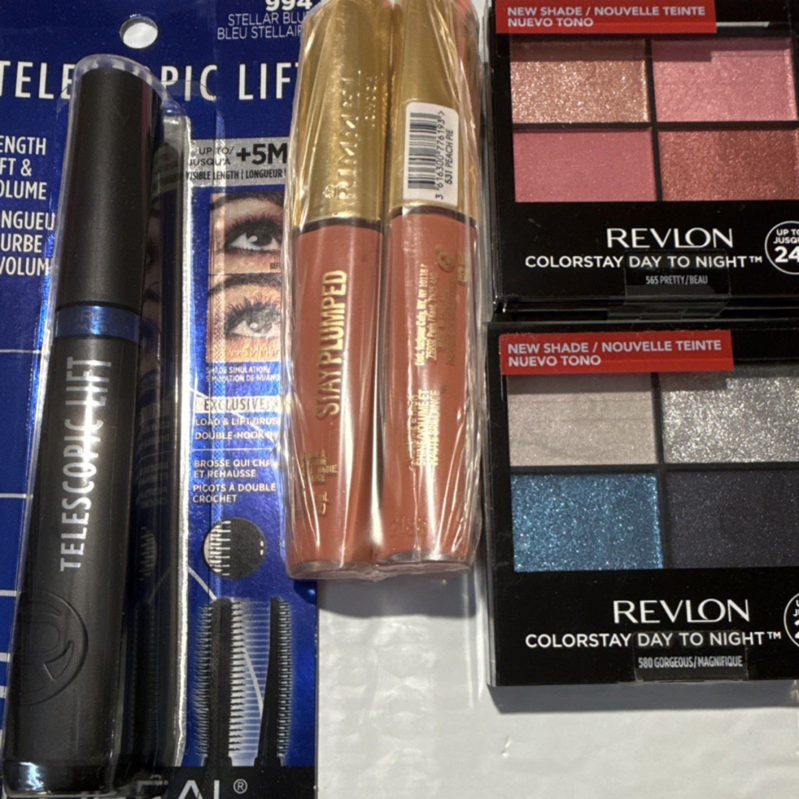 L’Oréal Telescopic Lift Mascara 994, Revlon ColorStay Day to Night, Full Size