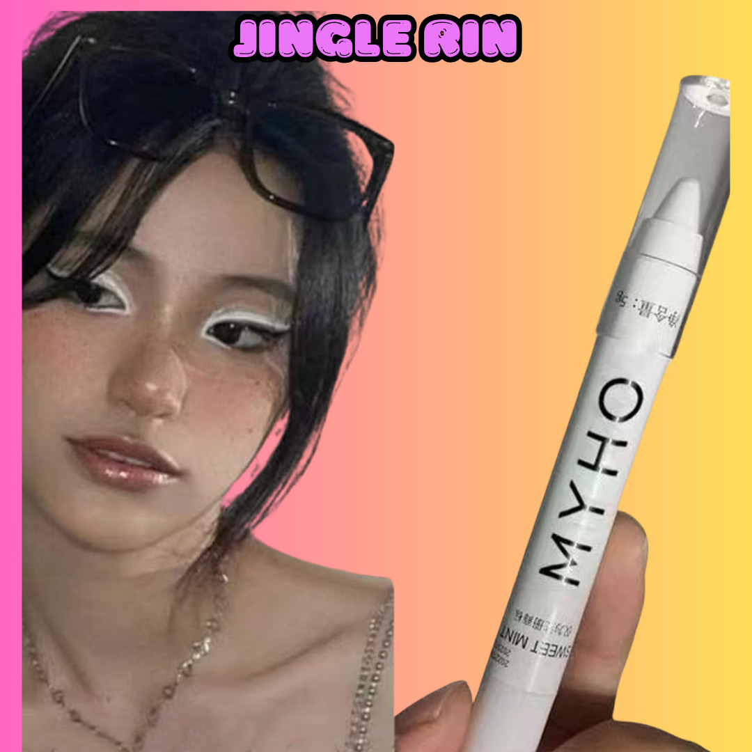 2PCS SHINY MATTE WHITE BRIGHTENING SILKWORM EYESHADOW PEN LASTING WATERPROOF