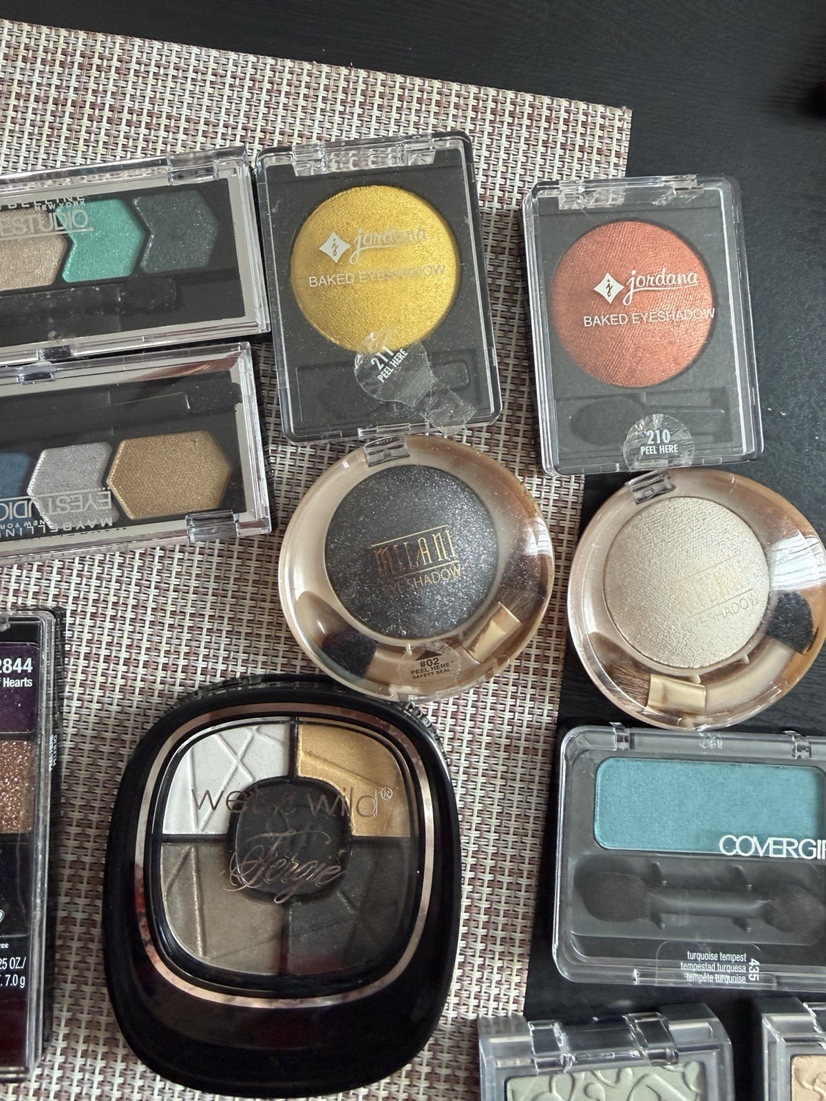 Mixed Makeup Lot Avon Loreal Almay CoverGirl Wet n Wild Eyeshadow Collection