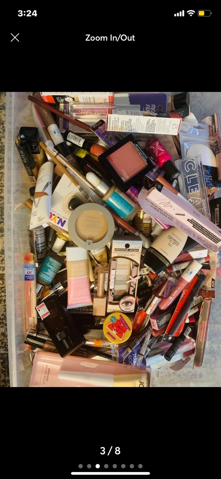 25 Piece Name Brand Mixed Makeup Wholesale CoverGirl, Maybelline, L’Oreal, Etc