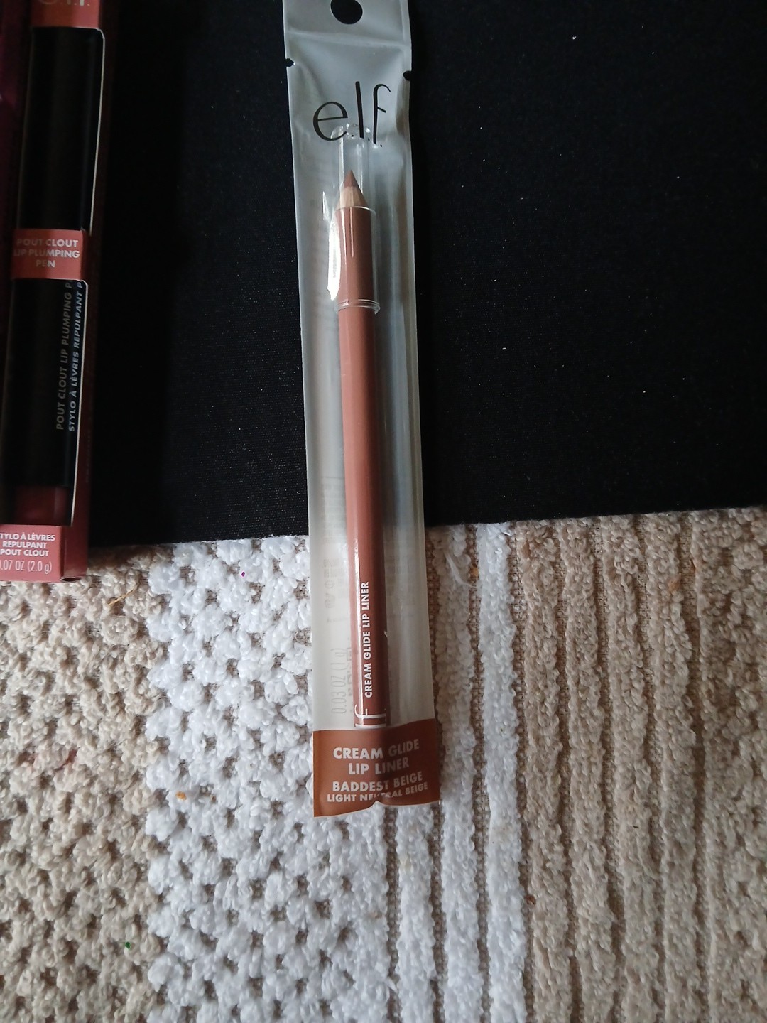 Elf Lip Bundle With Ipsy Bag Buttery Balm Lip Plumping Pen, Lip Liner NIB