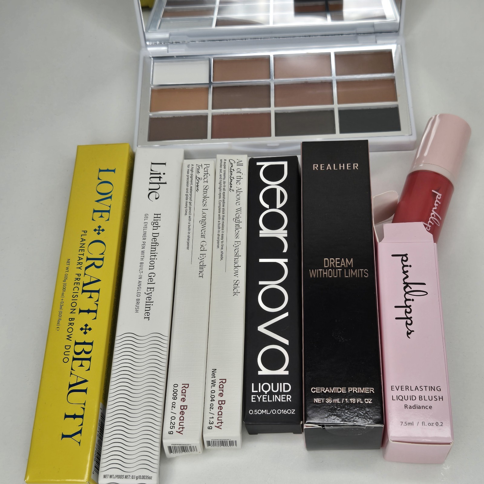 Beauty Bundle Full Size Makeup BoxyCharm IPSY Box Lot Eyeshadow Primer Brow Blus