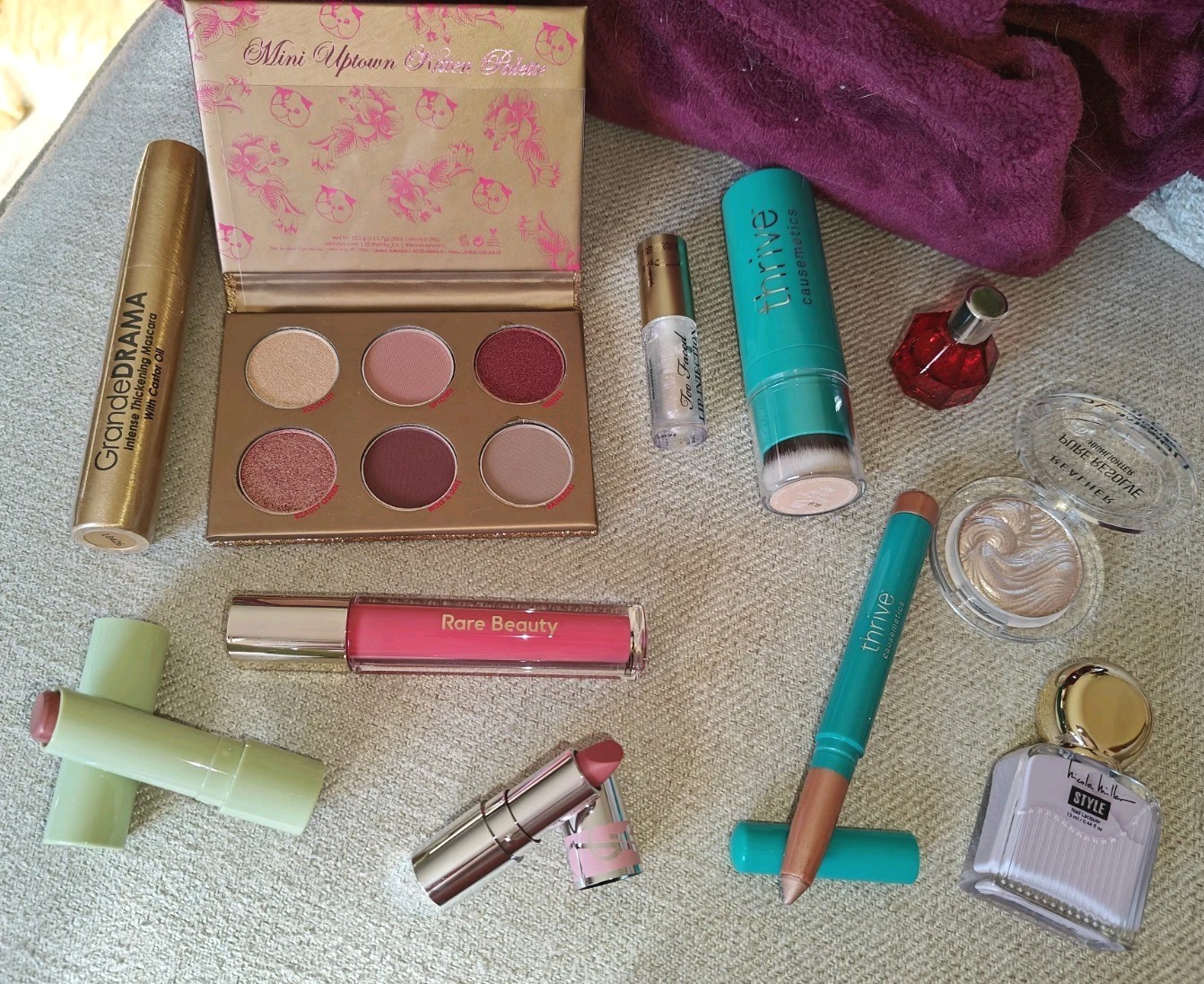 Big Beauty Bundle Feat: YSL, Thrive,Rare Beauty,Winkylux, Pixie,Too Faced, V&R +
