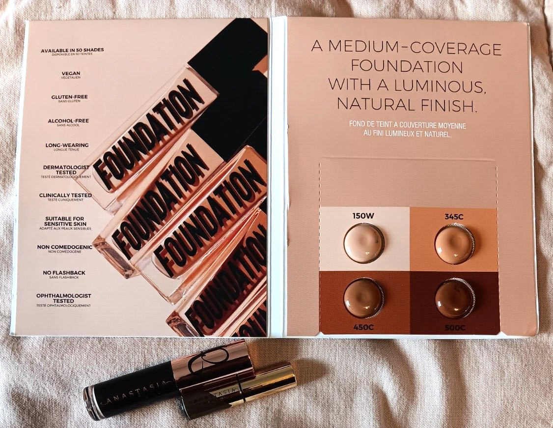 Anastasia Beverly Hills Luminous Foundation #2 Concealer Med Brown Dip Brow Gel