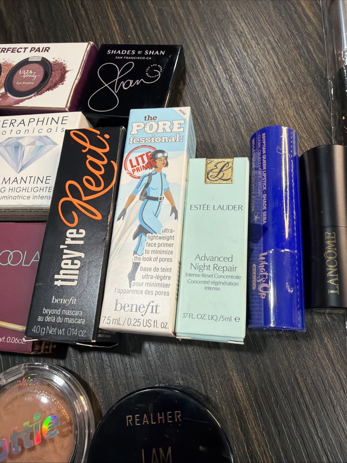 Lot Of 16 Miscellaneous Makeup Samples Hoola-Benefit-Ulta- Lottie- Estée Lauder