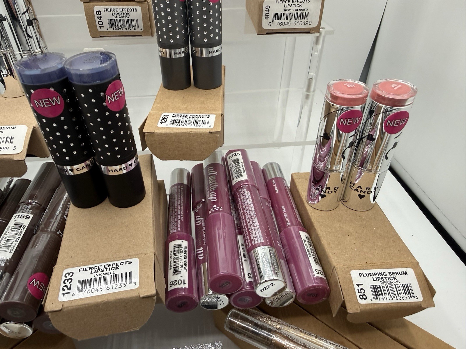 79 pc Hard Candy Makeup Lot Lips and Eyes Includes Duplicates Perfect for Gifts
