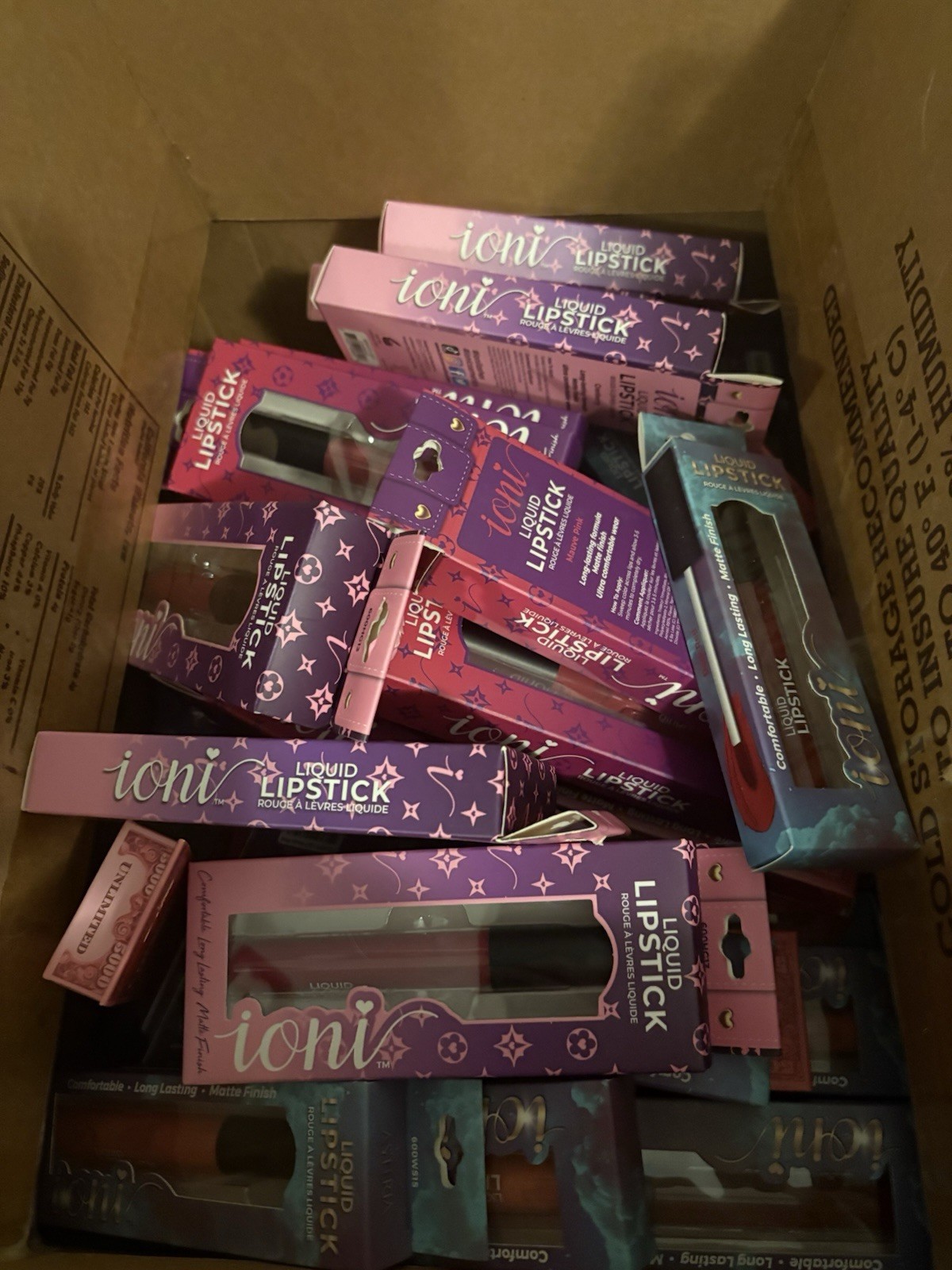 Ioni Makeup/Cosmetics Bundle Lot Of 100 New In Box! Reseller Ready