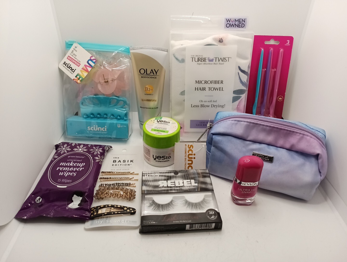 10 Pc Beauty Makeup Skincare Lot Grab Bag, Gift Set, As Shown ~ Assortment #1