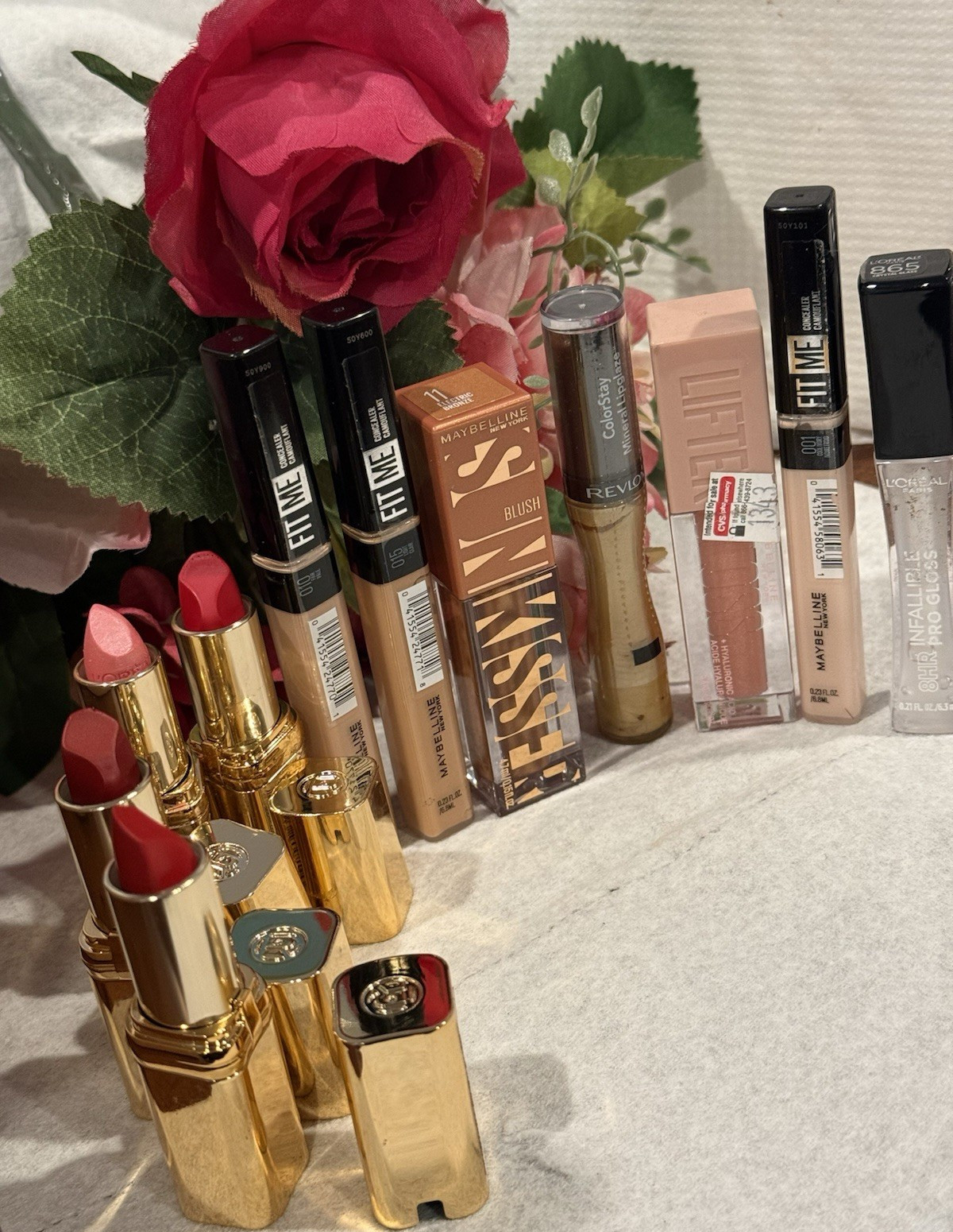 Maybelline L’Oréal Revlon Neutrogena Essence Makeup Lot Full Size Fit Me Lifter