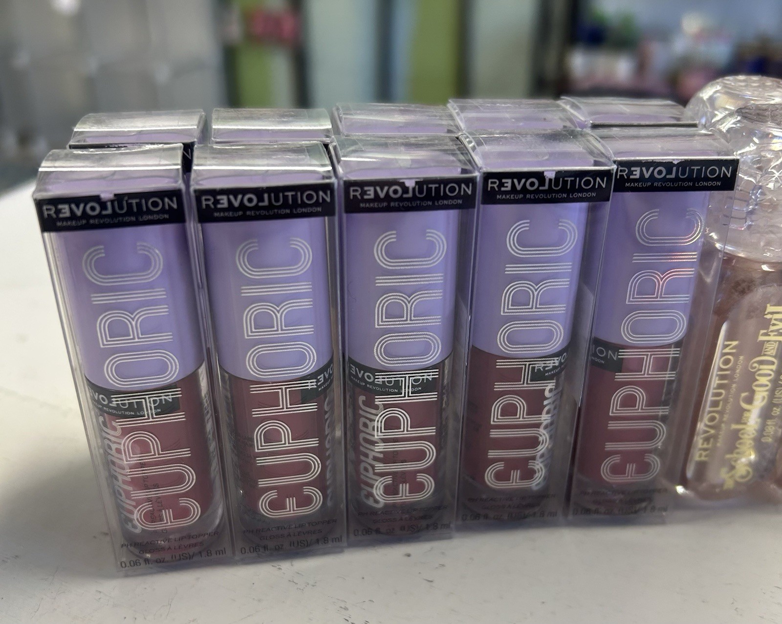 Lot of (40) Revolution Lip Colors and Highlighters