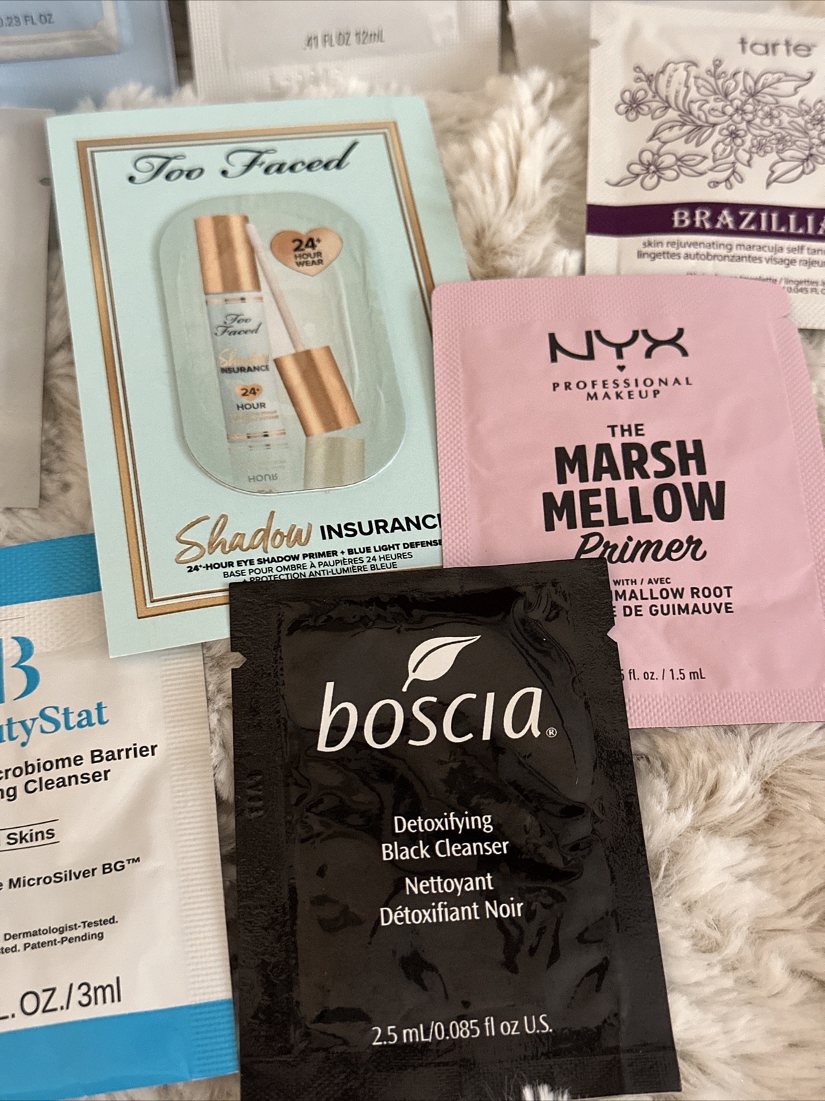 High end luxury sample lot Hair, Skin, Face, Tan, 10 Total