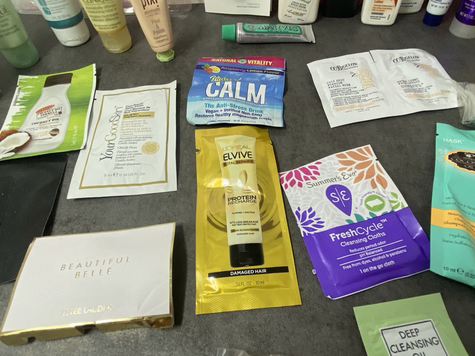 Walgreens Beauty Skincare Products 42 Pc Lot Mini Travel Sample +Bag